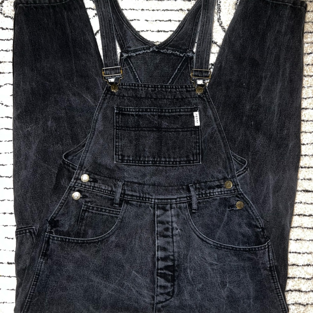 Vintage 90’s Black Overalls